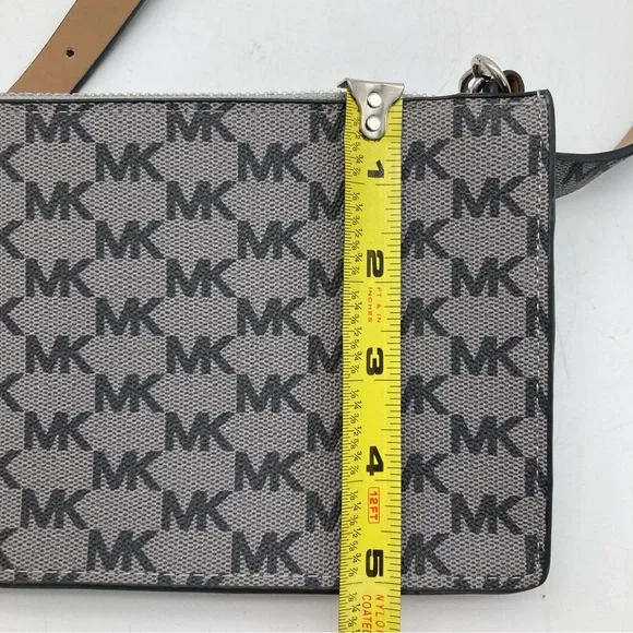 Michael Kors Monogram Print Faux Leather Belt Bag - Picture 7 of 8